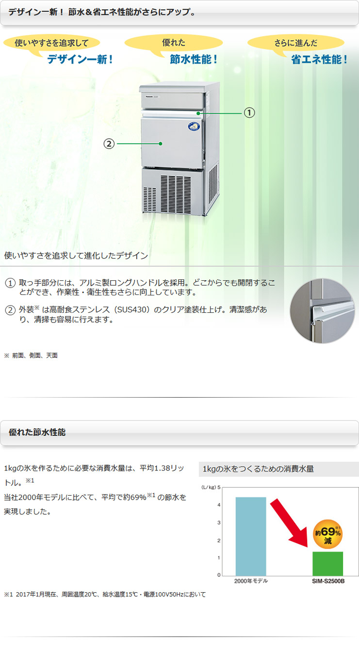 パナソニック製氷機